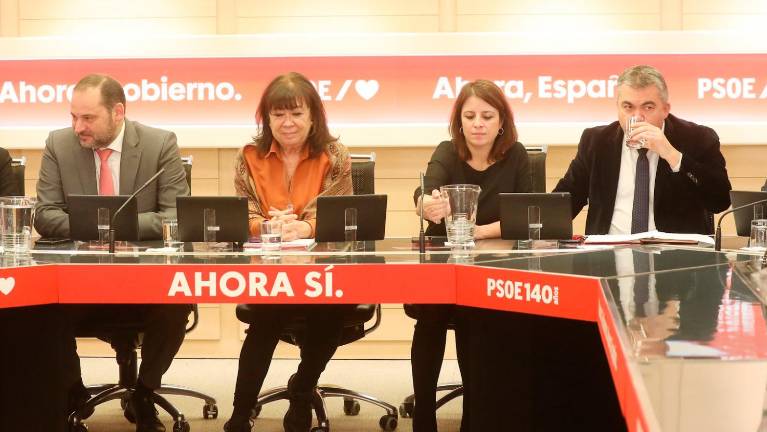 El PSOE busca el aval de la militancia para la coalición El PSOE busca el aval de la militancia para la coalición