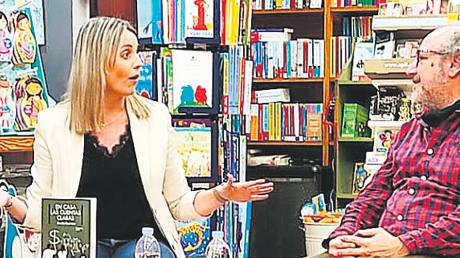 <i>Presentación de ‘En casa, las cuentas clara’s, con Amalia Guerrero.</i> <i>Presentación de ‘En casa, las cuentas clara’s, con Amalia Guerrero.</i>