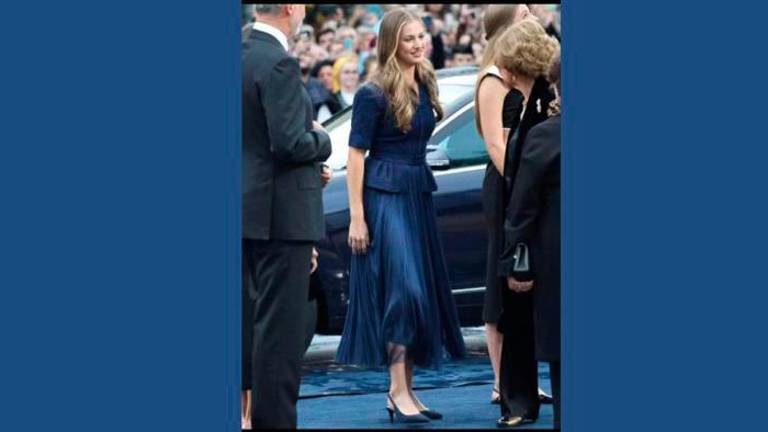 Un modelo del jiennense Moisés Nieto para la princesa de Asturias Un modelo del jiennense Moisés Nieto para la princesa de Asturias