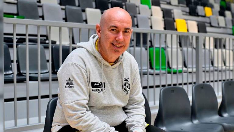 Daniel Rodríguez, entrenador del Jaén Paraíso Interior FS. / Juande Ortiz / Diario JAÉN. 