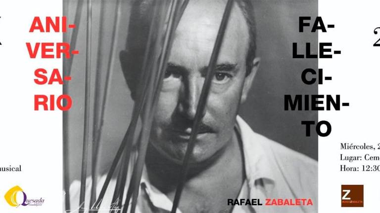 Quesada conmemora el 60 aniversario de la muerte de Rafael Zabaleta Quesada conmemora el 60 aniversario de la muerte de Rafael Zabaleta