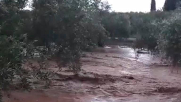 Tromba de agua con inundaciones en San José de La Rábita Tromba de agua con inundaciones en San José de La Rábita