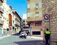Un peatón resulta herido en un accidente en la calle Puerta del Ángel Un peatón resulta herido en un accidente en la calle Puerta del Ángel