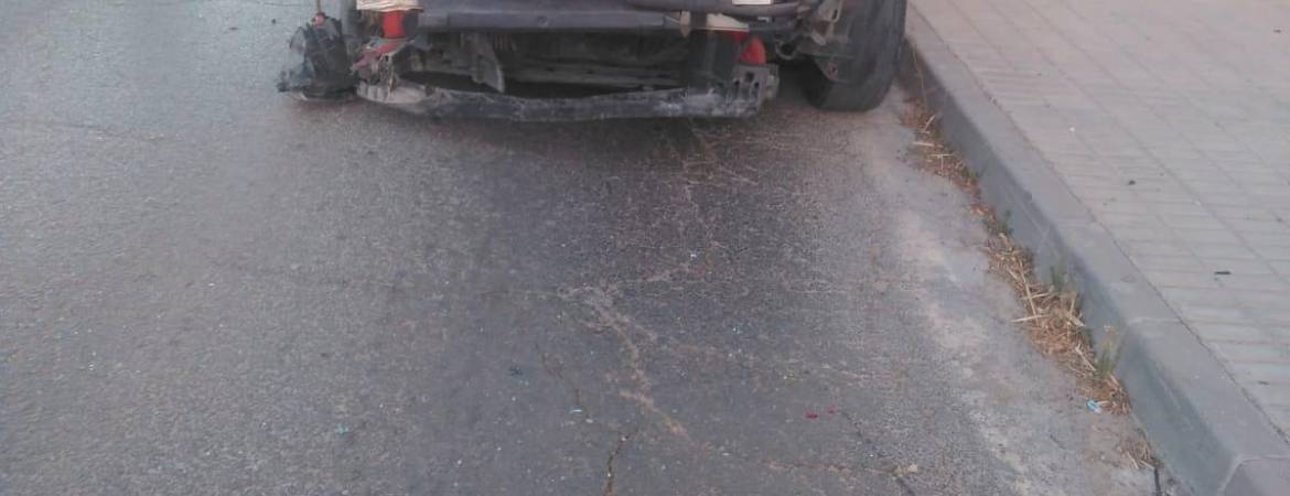 Brutal accidente con cuatro jóvenes heridos Brutal accidente con cuatro jóvenes heridos