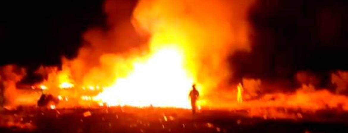 Fuego en Ronda del Valle y en la zona de Vaciacostales Fuego en Ronda del Valle y en la zona de Vaciacostales