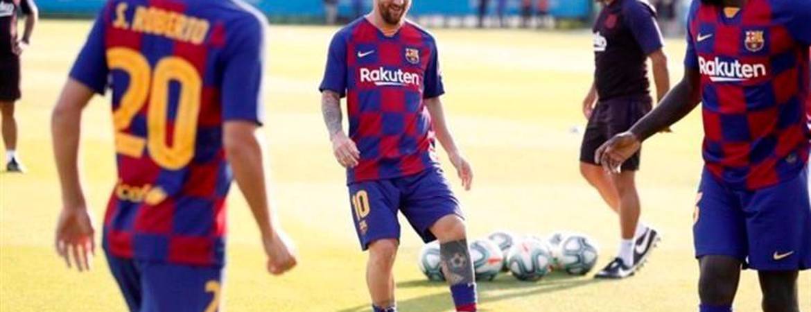 Leo Messi se entrena con el grupo y puede reaparecer ante el Real Betis Leo Messi se entrena con el grupo y puede reaparecer ante el Real Betis