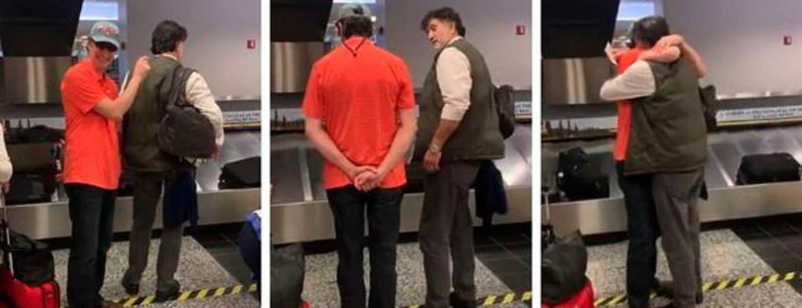 Emotivo reencuentro de dos hermanos tras 20 años sin verse Emotivo reencuentro de dos hermanos tras 20 años sin verse