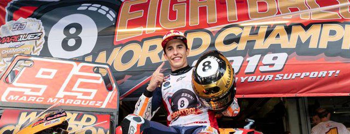 Márquez logra su sexto título de MotoGP Márquez logra su sexto título de MotoGP