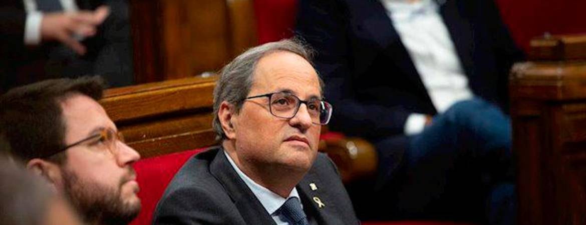 Torra quiere hablar y le pide a Pedro Sánchez que lo llame Torra quiere hablar y le pide a Pedro Sánchez que lo llame