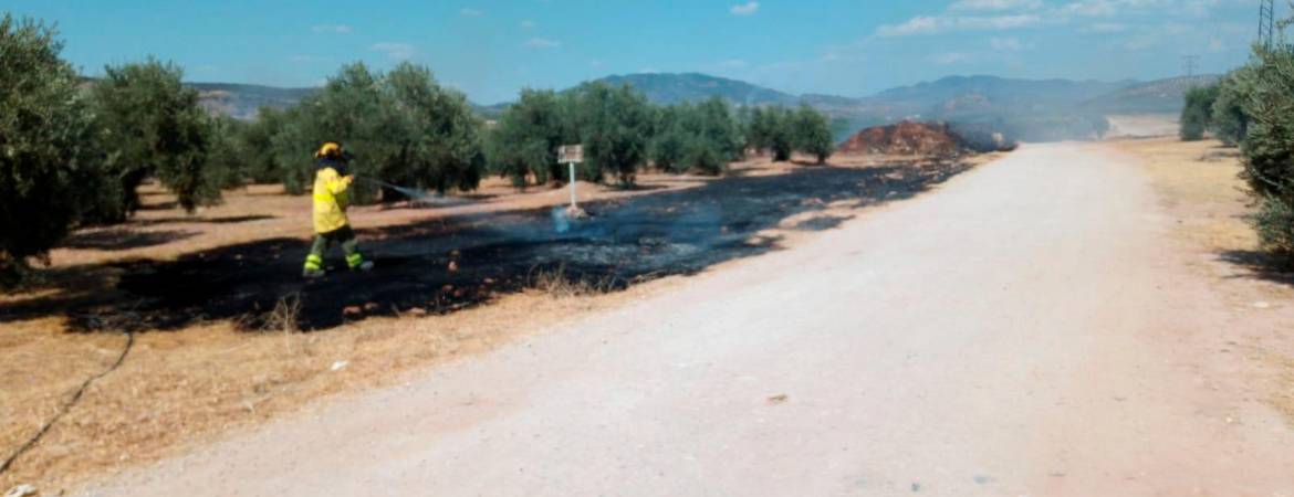 Incendio de pasto en Arroyo del Ojanco Incendio de pasto en Arroyo del Ojanco