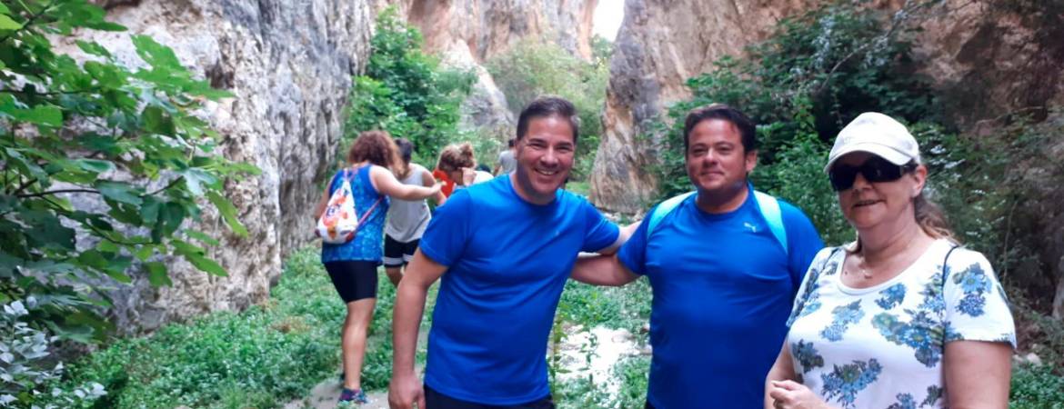 Una ruta conmemorativa de los cañones secos hasta Otíñar Una ruta conmemorativa de los cañones secos hasta Otíñar