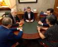 Reunión con miembros del Colegio de Graduados Sociales Reunión con miembros del Colegio de Graduados Sociales