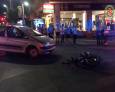 Herido un motorista en un accidente Herido un motorista en un accidente