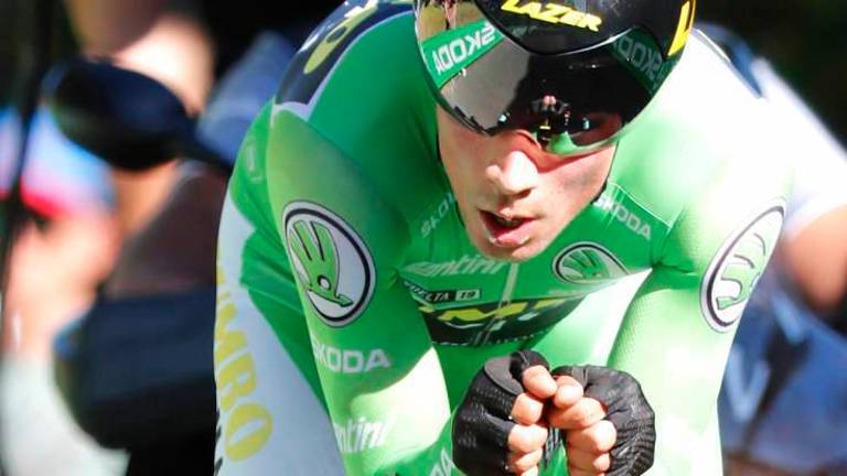 Primoz Roglic vence en la contrarreloj y logra el liderato de La Vuelta a España Primoz Roglic vence en la contrarreloj y logra el liderato de La Vuelta a España