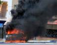 Arde un coche en Alcaudete Arde un coche en Alcaudete
