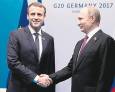 Putin y Macron quieren mantener el acuerdo nuclear Putin y Macron quieren mantener el acuerdo nuclear