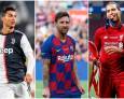Messi, Cristiano y Van Dijk, candidatos a Jugador del Año en la UEFA Messi, Cristiano y Van Dijk, candidatos a Jugador del Año en la UEFA