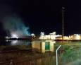 Un incendio arrasa la antigua nave de Azucareras Un incendio arrasa la antigua nave de Azucareras