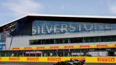 Lewis Hamilton en Silverstone.