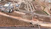 UBICACIÓN. Abajo, vista aérea del “Nuevo Jaén”, donde se construirá el puerto seco, cerca de la rotonda de la hormiga.