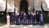 SEVILLA. Reunión del presidente de la Junta de Andalucía, Juanma Moreno, con los presidentes de las diputaciones. 