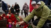 Memorial a las víctimas de atentado en Moscú. / Guo Feizhou / Contacto / Europa Press.