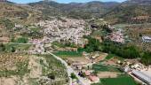 PANORÁMICA. Vista aérea del casco urbano de Frailes, un municipio de la comarca de la Sierra Sur.
