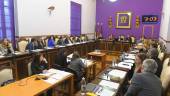 DEBATE. Pleno municipal en el Ayuntamiento de Jaén, con representantes de los cinco grupos políticos.