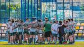 UNIÓN. Los jugadores del Jaén Rugby se reúnen al término de un partido.