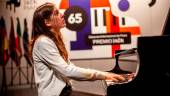 La pianista Salome Jordania de Georgia en el Concurso Internacional de Piano Premio Jaén. / Fotografías Diputación Provincial de Jaén. 
