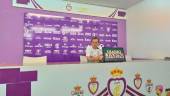 cOMPARECENCIA. Alberto González, durante la rueda de prensa previa al encuentro ante el Vélez CF.