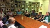 COMITIVA. Reunión de los representantes de los colectivos con la concejal de Promoción, Alma Cámara.