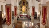 TEMPLO. Interior de la Real Iglesia Parroquial de Santa Marta, patrona de la Ciudad de la Peña.