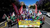 Manifestación en Málaga capital en la jornada de huelga en la enseñanza pública. / Álex Zea / Europa Press.