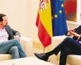 Pedro Sánchez veta a Iglesias Pedro Sánchez veta a Iglesias