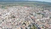 Estampa. Panorámica aérea del casco urbano de la ciudad andujareña.