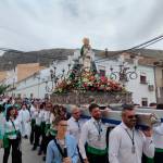 La Virgen de la Cabeza recorrió las calles de Huesa acompañada de sus fieles y devotos. / Álex Gómez / Diario JAÉN. 