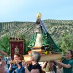 La Virgen de las Nieves, en procesión. / Paco Delgado / Diario JAÉN.