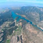 Imagen con la cámara de 360 grados del vuelo en ultraligero que hizo Diario JAÉN por la Sierra del Pozo. 