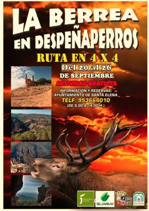 El Ayuntamiento de Santa Elena organiza rutas en 4x4 por Despeñaperros durante la berrea El Ayuntamiento de Santa Elena organiza rutas en 4x4 por Despeñaperros durante la berrea