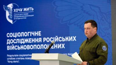 El portavoz de los servicios de Inteligencia del Ministerio de Defensa de Ucrania, Andrei Yusov. / Kaniuka Ruslan / Archivo Europa Press.