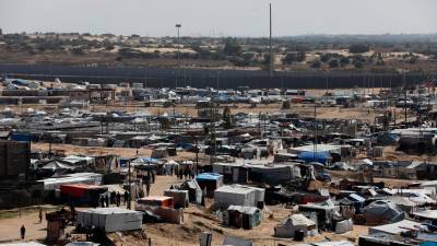 Campamento para desplazados internos en los alrededores de Rafá. / Omar Ashtawy / Contacto / Europa Press.
