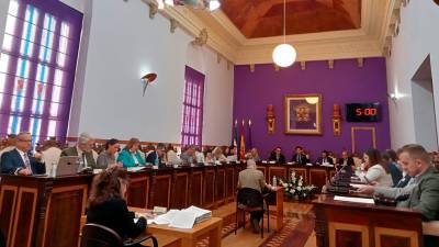Pleno del Ayuntamiento de Jaén, este viernes. / Francisco J. Marín / Diario JAÉN. 