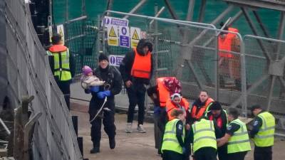 Migrantes en el Canal de la Mancha. / Gareth Fuller / PA Wire / dpa / Europa Press.