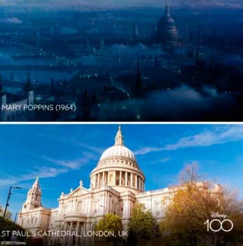 30 lugares reales que inspiraron las películas Disney 30 lugares reales que inspiraron las películas Disney