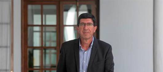 CARGO. El vicepresidente de la Junta de Andalucía, Juan Marín. CARGO. El vicepresidente de la Junta de Andalucía, Juan Marín.