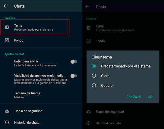 Cómo activar el modo oscuro de WhatsApp Cómo activar el modo oscuro de WhatsApp