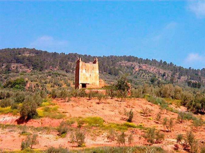 <i>Vista del castillo del Cardete.</i>