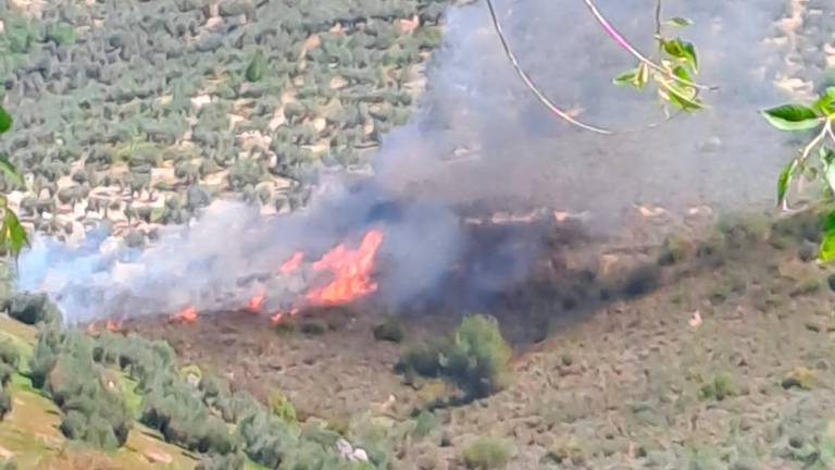 Estabilizado un incendio en Los Villares, en la Carrasquilla Estabilizado un incendio en Los Villares, en la Carrasquilla