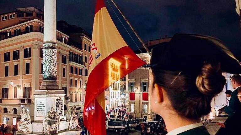“Nos reconoció y dijo: ¡Pero qué hace la Guardia Civil en Roma!” “Nos reconoció y dijo: ¡Pero qué hace la Guardia Civil en Roma!”